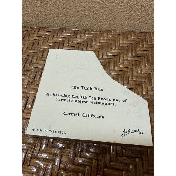 The Cats Meow House Collectible Wooden Shelf Sitters Set Of 3 - Picture 7 of 8